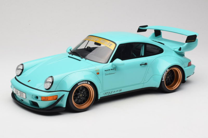 Porsche 911 964 RWB Tiffany GT Spirit 1:12 GT951 Pryskyřice