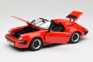 Porsche 911 964 Speedster Červený Maisto 1:18 37800-M2 Kov – obrázek 2 z 8