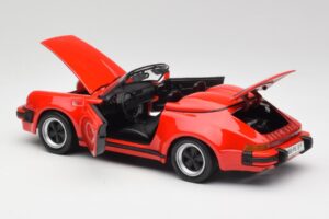 Porsche 911 964 Speedster Červený Maisto 1:18 37800-M2 Kov – obrázek 5 z 8