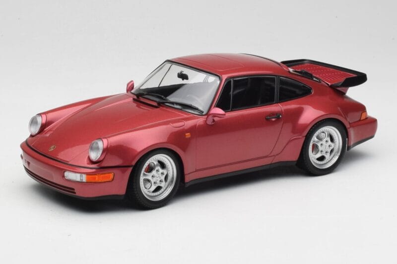 Porsche 911 964 Turbo Červený Minichamps 1:18 155069102 Kov