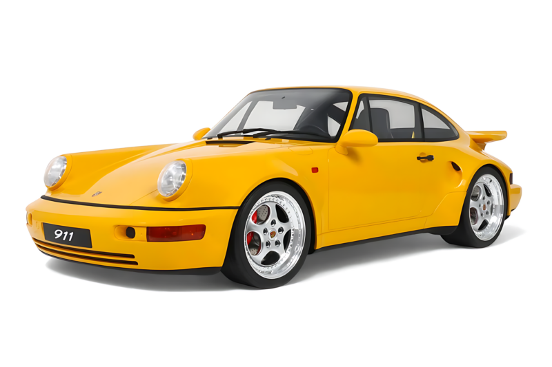 Porsche 911 964 Turbo S Speed Yellow GT Spirit 1:8 GTS801701 Pryskyřice