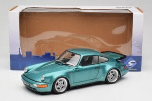 Porsche 911 964 Turbo Wimbledon Green Metallic Solido 1:18 S1803407 Kov – obrázek 8 z 8