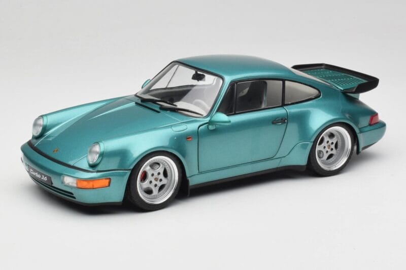 Porsche 911 964 Turbo Wimbledon Green Metallic Solido 1:18 S1803407 Kov