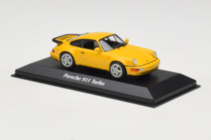 Porsche 911 964 Turbo Žlutý MaxiChamps 1:43 940069104 Kov – obrázek 3 z 4