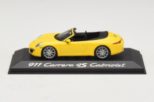 Porsche 911 991 Carrera 4S Kabriolet Žlutý Minichamps 1:43 WAP0201120C Kov