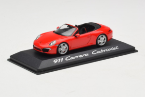 Porsche 911 991 Carrera Kabriolet Červený Minichamps 1:43 WAP0200120C Kov – obrázek 2 z 4