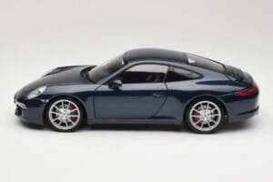 Porsche 911 991 Carrera S Blue Metallic Minichamps 1:18 WAP0210200C Kov – obrázek 4 z 8