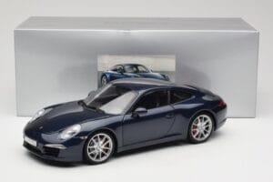 Porsche 911 991 Carrera S Blue Metallic Minichamps 1:18 WAP0210200C Kov – obrázek 8 z 8