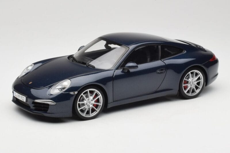 Porsche 911 991 Carrera S Blue Metallic Minichamps 1:18 WAP0210200C Kov