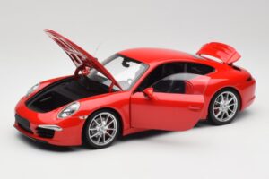 Porsche 911 991 Carrera S Guards Červený Minichamps 1:18 100061020 Kov – obrázek 2 z 8