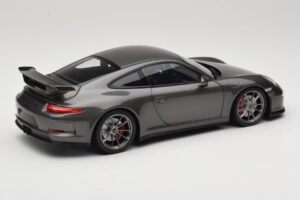 Porsche 911 991 GT3 Grey Metallic Minichamps 1:18 110062720 Kov – obrázek 3 z 8