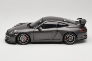 Porsche 911 991 GT3 Grey Metallic Minichamps 1:18 110062720 Kov – obrázek 4 z 8