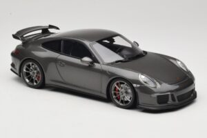 Porsche 911 991 GT3 Grey Metallic Minichamps 1:18 110062720 Kov – obrázek 6 z 8