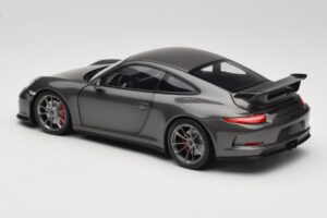Porsche 911 991 GT3 Grey Metallic Minichamps 1:18 110062720 Kov – obrázek 7 z 8