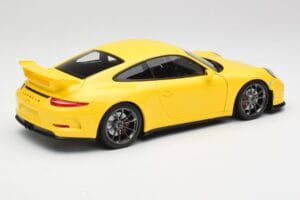 Porsche 911 991 GT3 Racing Žlutý & Stříbrná Kola Minichamps 1:18 110062722 Kov – obrázek 3 z 8