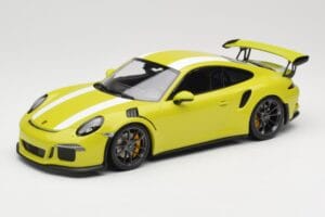 Porsche 911 991.1 GT3 RS Lizard Green & Stripes Minichamps 1:18 155066224 Kov