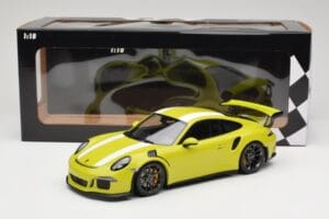 Porsche 911 991.1 GT3 RS Lizard Green & Stripes Minichamps 1:18 155066224 Kov – obrázek 6 z 6