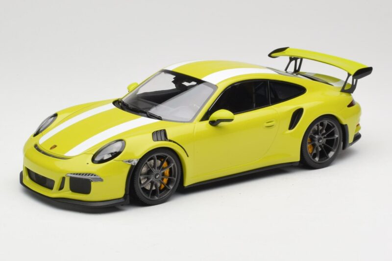 Porsche 911 991.1 GT3 RS Lizard Green & Stripes Minichamps 1:18 155066224 Kov