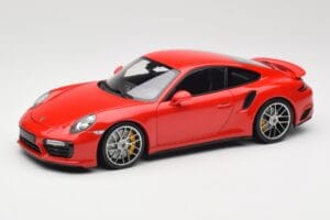 Porsche 911 991 Turbo S Guards Red Minichamps 1:18 110067122 Kov