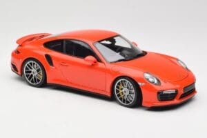 Porsche 911 991 Turbo S Lava Orange Minichamps 1:18 110067120 Kov – obrázek 6 z 8