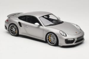 Porsche 911 991 Turbo S Stříbrný Minichamps 1:18 113067126 Kov – obrázek 6 z 8