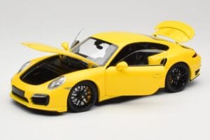 Porsche 911 991 Turbo S Žlutý S Černými Koly Minichamps 1:18 110062321 Kov – obrázek 2 z 8