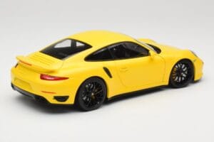 Porsche 911 991 Turbo S Žlutý S Černými Koly Minichamps 1:18 110062321 Kov – obrázek 3 z 8