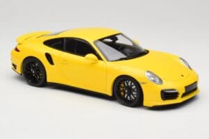 Porsche 911 991 Turbo S Žlutý S Černými Koly Minichamps 1:18 110062321 Kov – obrázek 6 z 8