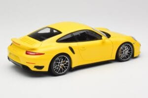 Porsche 911 991 Turbo S Žlutý Se Stříbrnými Koly Minichamps 1:18 110062322 Kov – obrázek 3 z 8