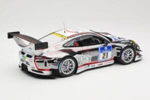 Porsche 911 991.1 GT3 R #21 WTM Racing J. Stursberg / V. Krumbach 24h Nurburgring 2016 Minichamps 1:18 155166021 Kov – obrázek 2 z 6