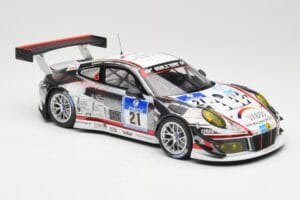 Porsche 911 991.1 GT3 R #21 WTM Racing J. Stursberg / V. Krumbach 24h Nurburgring 2016 Minichamps 1:18 155166021 Kov – obrázek 4 z 6