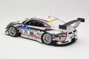 Porsche 911 991.1 GT3 R #21 WTM Racing J. Stursberg / V. Krumbach 24h Nurburgring 2016 Minichamps 1:18 155166021 Kov – obrázek 5 z 6