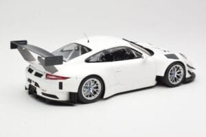 Porsche 911 991.1 GT3 R Bílý Se Stříbrnými Koly Minichamps 1:18 153166000 Kov – obrázek 2 z 6