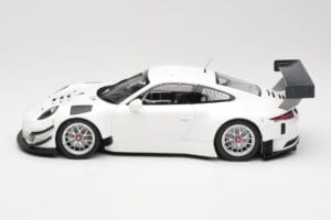 Porsche 911 991.1 GT3 R Bílý Se Stříbrnými Koly Minichamps 1:18 153166000 Kov – obrázek 3 z 6