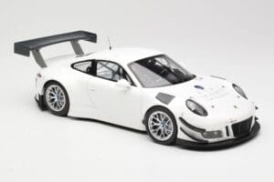 Porsche 911 991.1 GT3 R Bílý Se Stříbrnými Koly Minichamps 1:18 153166000 Kov – obrázek 4 z 6