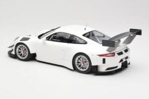 Porsche 911 991.1 GT3 R Bílý Se Stříbrnými Koly Minichamps 1:18 153166000 Kov – obrázek 5 z 6