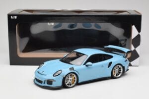 Porsche 911 991.1 GT3 RS Modrý Matná Kola Minichamps 1:18 153066235 Kov – obrázek 6 z 6