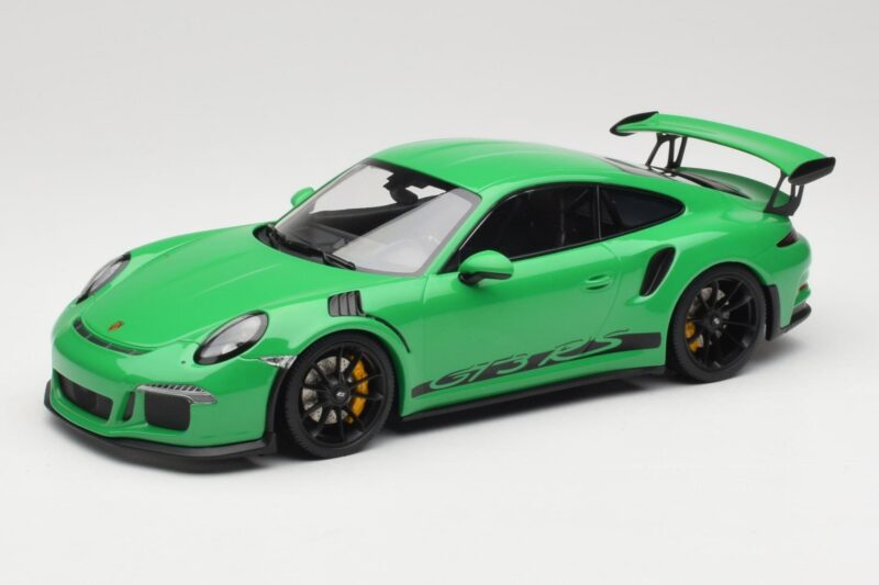 Porsche 911 991.1 GT3 RS Zelený Černá Kola Minichamps 1:18 153066228 Kov
