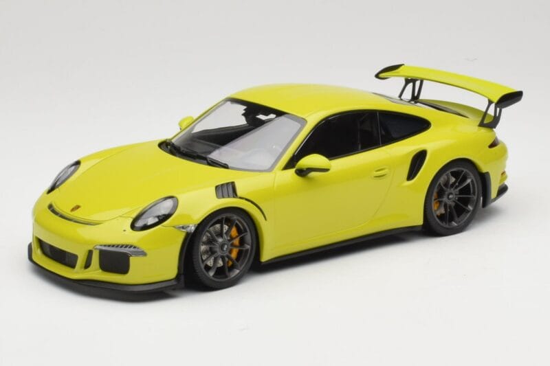 Porsche 911 991.1 GT3 RS Světle Zelený Minichamps 1:18 155066222 Kov