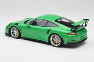 Porsche 911 991.1 GT3 RS Lizard Zelený & Stříbrná Kola Minichamps 1:18 153066229 Kov – obrázek 5 z 6