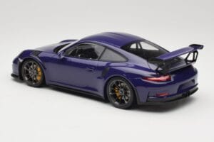 Porsche 911 991.1 GT3 RS Ultraviolet Minichamps 1:18 155066221 Kov – obrázek 5 z 6
