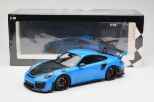Porsche 911 991.2 GT2 RS Modrý s Černými Koly Minichamps 1:18 155068308 Kov – obrázek 6 z 6