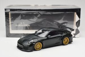 Porsche 911 991.2 GT2 RS Zelený Weissach Package Zlatá Kola Minichamps 1:18 155068306 Kov – obrázek 6 z 6