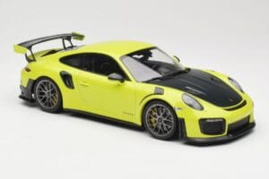 Porsche 911 991.2 GT2 RS Limetkově Zelený se Stříbrnými Koly Minichamps 1:18 155068309 Kov – obrázek 4 z 6