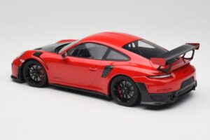 Porsche 911 GT2 RS 991.2 Červený Černá Kola Minichamps 1:18 155968307 Kov – obrázek 5 z 6