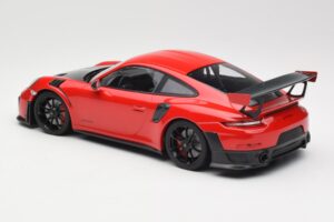 Porsche 911 GT2 RS 991.2 Červený Černá Kola Minichamps 1:18 155068307 Kov – obrázek 5 z 6