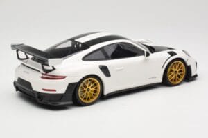 Porsche 911 991.2 GT2 RS Weissach Package Bílý Se Zlatými Koly Minichamps 1:18 153068308 Kov – obrázek 2 z 6