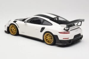 Porsche 911 991.2 GT2 RS Weissach Package Bílý Se Zlatými Koly Minichamps 1:18 153068308 Kov – obrázek 5 z 6