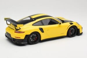 Porsche 911 991.2 GT2 RS Weissach Package Žlutý s Černými Koly Minichamps 1:18 155068311 Kov – obrázek 2 z 6