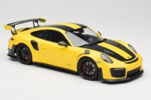 Porsche 911 991.2 GT2 RS Weissach Package Žlutý s Černými Koly Minichamps 1:18 155068311 Kov – obrázek 4 z 6